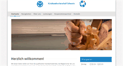 Desktop Screenshot of kreishandwerkerschaft-schwerin.de